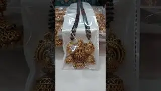 Temple Mangalsutra New Designs Restocked 7020045927 #jewellerydesign #templemangal #templejewellery