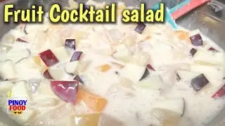 FRUIT COCKTAIL SALAD | FRUIT SALAD RECIPE | PANLASANG FILIPINO