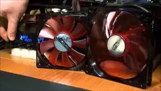 Prolimatech Red Vortex  LED 12 & 14 fan