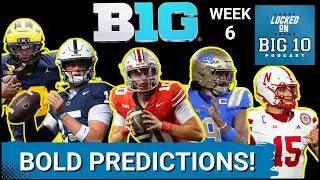 PICKS: Michigan DESTROYS Wisconsin?  Penn State HANGOVER at UCLA? Spartans and Huskers NAILBITER?
