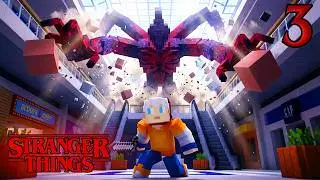 I'M BEING STALKED... The Mind Flayer Attack - Minecraft x Stranger Things - Season 3