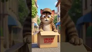 These Cats Are Harder Workers Than You! 🧪📦📹#ScienceCat #DeliveryCat #CatCameraman #CatsWithJobs