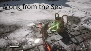 Black Myth: Wukong Monk from the Sea Fight and Hoarfrost Spell