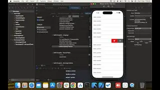 Adding Swipe Actions to UITableViewCells | Swift 5, XCode 15