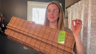 YELLOW BLINDS Bamboo Shades for Windows, Woven Wooden Cordless Bamboo Roman Shades