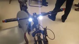 Automatic Bike Lights - Capacative sensors built right in