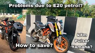 How to save your ktm bikes from e20 petrol | e20 problems in bikes should you e20?