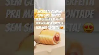Receita de coxinha low carb simples, sem gl&uacute;ten e perfeita pra matar a vontade sem sair da dieta! 😍
