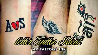 Letter Tattoo Ideas | Surjeet Art 🔥