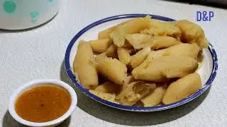 Sweet Potatoes with sauce 