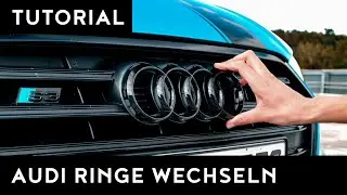 Schwarze Audi Ringe wechseln⎢vorne & hinten DIY Tutorial