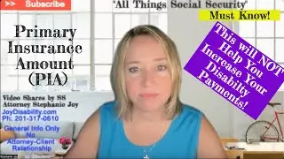 Must KNOW!   Beware! THIS will NOT Increase your Social Security Disability Payment Amount - AT ALL!