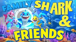 🎶 Семья Акул и друзья | Танцуйте, плескайтесь и играйте в Milk Tea Kids Land! 🦈✨