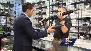 Assault weapons are banned in Mass., but there is a catch