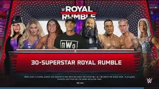 WWE 2K25 Royal Rumble but it&rsquo;s only myfaction persona cards