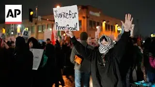 Protesters in Minneapolis voice outrage over fatal ICE shooting