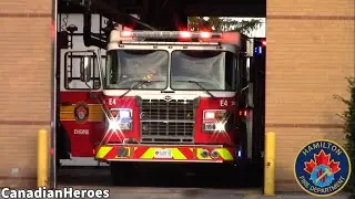 HFD - Hamilton Fire Engine 4 Responding W/Ladder 5 For An Reported Appliance Fire Call! (9/12/25)