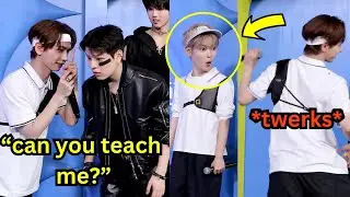 BOYNEXTDOOR Jaehyun's cute interaction with STRAY KIDS Seungmin + Unexpected Twerking?