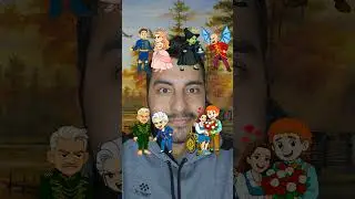 Help cartoon characters puzzle game #game