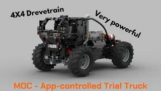 App-controlled 4X4 Trial Truck - LEGO Technic MOC - with instructions