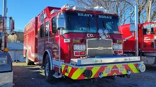 Silver Spring Community Fire Company Heavy Squad 31 at L & S Truck Painting. 2-1-2025