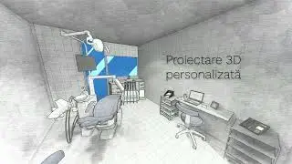 Halmadent - Proiectare cabinet 3D - Randare
