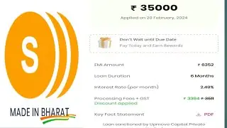 Olyv SmartCoin Personal loan 35000Rs Apply process in telugu | Genuine Loan 2024 | Loan apps telugu
