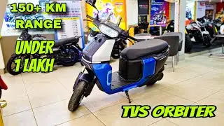 2025 TVS Orbiter Electric Scooter |,Cruise control,Hill hold & Navigation | Full Review