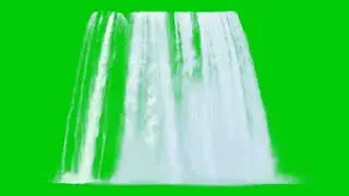 waterfall green screen hd