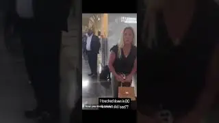 Somebody saw Marjorie taylor greene at the airport and called her bleach blonde bad built 🤣