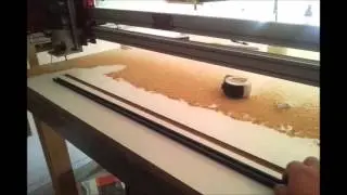 cncmogul router cutting T-track channels