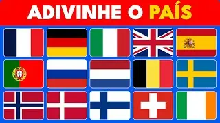 Voc&ecirc; Consegue Adivinhar Todas Essas 45 Bandeiras? Desafio de Geografia!