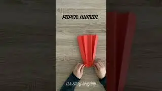 PAPER HUMAN ORIGAMI TUTORIAL | HOW TO MAKE HUMAN ORIGAMI PAPER CRAFT | FOLDING ORIGAMI INSTRUCTIONS