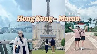 Hong Kong & Macau travel vlog | Food Spots, Coffee Shops, Disneyland & the best egg tarts!