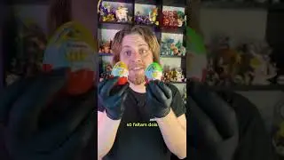 Abrindo Kinder Joy do Super Mario