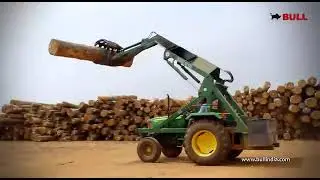 Bull Machine Single boom Loader