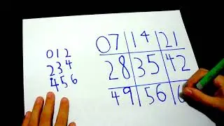 Math Trick / Multiplication by 7