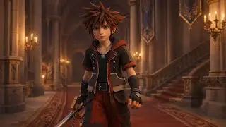 Kingdom Hearts - Sora's journey on Disney Castle 