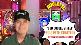Odd Double Street Roulette Strategy- $17 Starting Bet, 24 Number Coverage, BIG WINS!