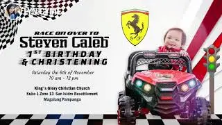 Race Car | Birthday Invitation | Layout Design | Lyn Cyme