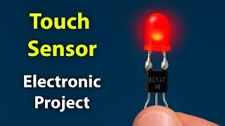 How to Make Touch Sensor Switch using BC547 Transistor | Solder Hub