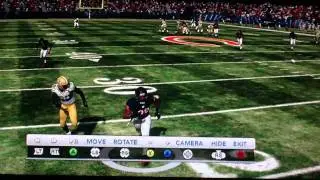 Madden 12 Demo - JerMichael Finley makes a great touchdown catch.