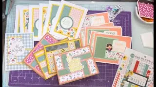 Smashing a 6x6 paper pad / #showusyoursheetload @CallMeCraftyAl @BourbonCreekCrafts