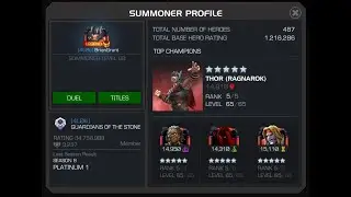 DalkielDamion Vs BrianGrant - 2019 - Marvel Contest of Champions