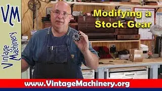 Modifying a Stock Gear for an Antique Drill Press