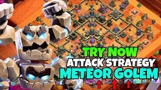 Meteor Golem TH18 CWL Attack Strategy | Clash of Clans Th18 CWL Attack Strategy