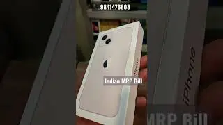 Sealed iPhone 13 256gb 1 year Apple warranty Indian MRP #shorts #iphone #youtube #olx #quality