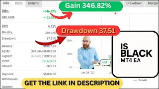 IS Black EA v1.0 MT4 No DLL  Best Automated Trading Robot 2025..