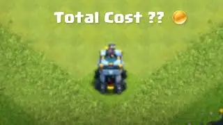 Total Cost Of Bomb Tower || Clash of Clan