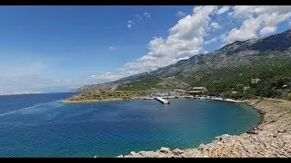 Pješačka staza Jablanac - Stinica (4K relaxing video )